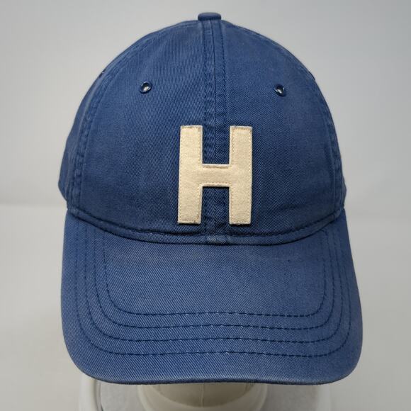 H Logo Slideback Baseball Cap Blue One Size Adjustable 6 Panel Tommy Hilfiger - Picture 2 of 11